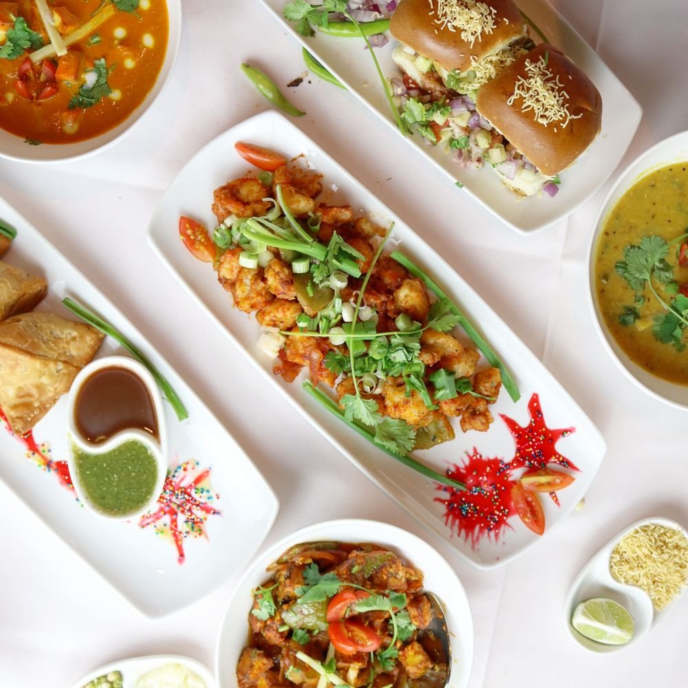 Veg n Chaat dishes